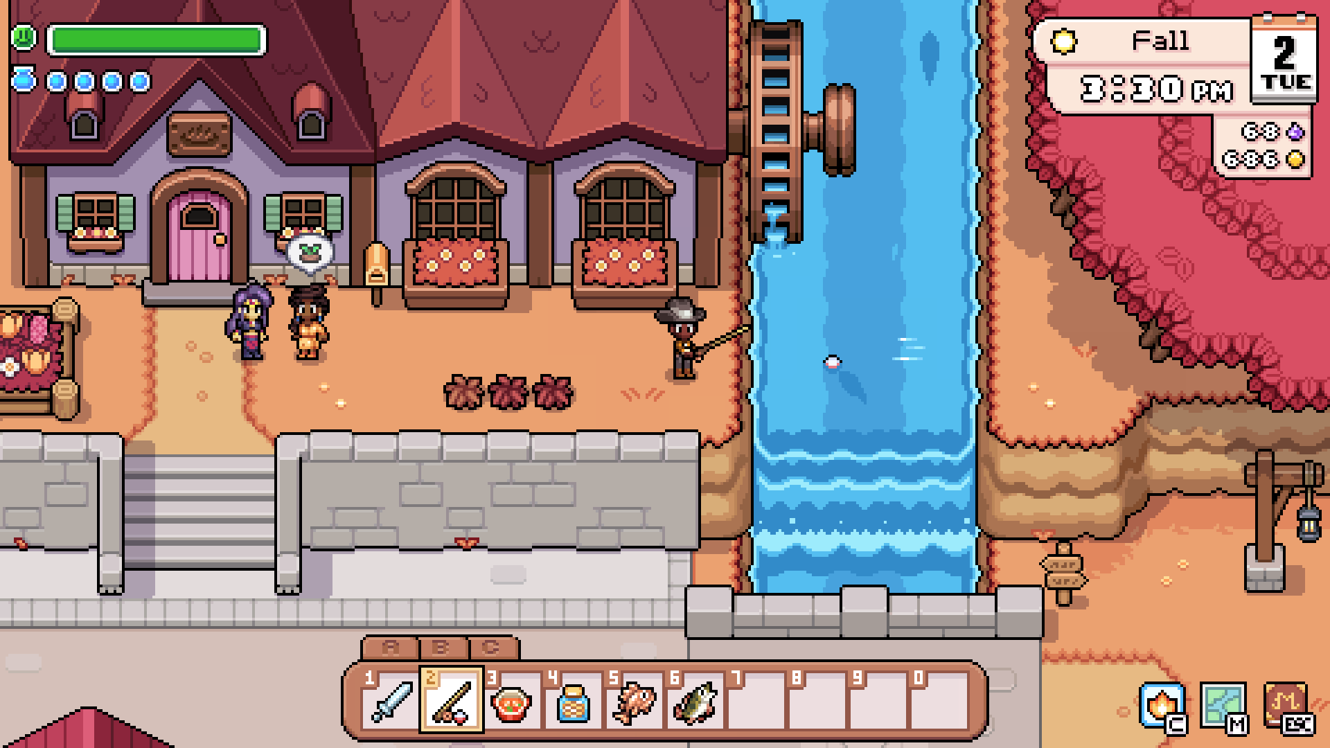 Fishing in Fields of Mistria